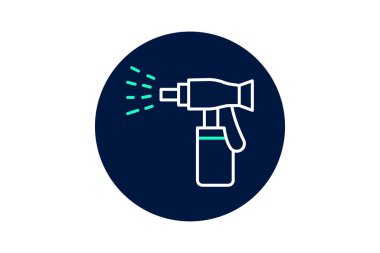 Sprey başlığı, vektör, piksel mükemmel, illüstratör dosyası