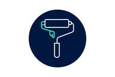 Boya Roller Stand, vektör, piksel mükemmel, illüstratör dosyası