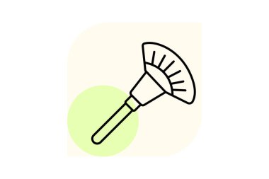 Fan fırçası, vektör, piksel mükemmel, illüstratör dosyası