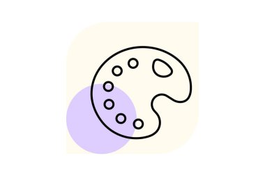 Palet, vektör, piksel mükemmel, çizer dosyası