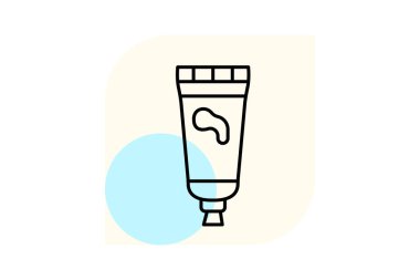 Boya tüpü, vektör, piksel mükemmel, illüstratör dosyası