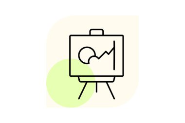 Tablo, vektör, piksel mükemmel, illüstratör dosyası