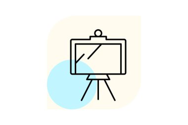 Easel, vektör, piksel mükemmel, çizer dosyası