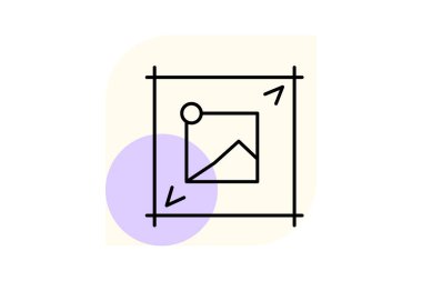 Gerilmiş tuval, vektör, piksel mükemmel, illüstratör dosyası