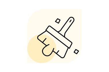 Duvar fırçası, vektör, piksel mükemmel, illüstratör dosyası