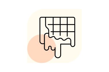 Izgara, vektör, piksel mükemmel, illüstratör dosyası