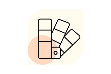 Renk İzi, vektör, piksel mükemmel, illüstratör dosyası