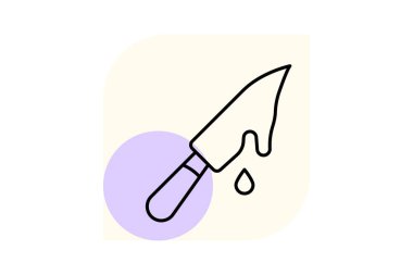 Resim Bıçağı, vektör, piksel mükemmel, illüstratör dosyası