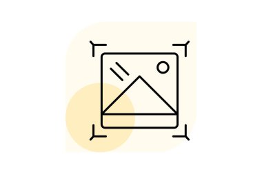 Sanat çerçevesi, vektör, piksel mükemmel, illüstratör dosyası