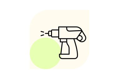 Elektrik Boyası Spreyi, vektör, piksel mükemmel, illüstratör dosyası