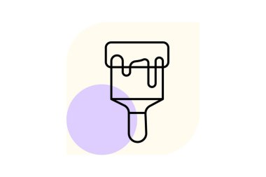 İç boyama, vektör, piksel mükemmel, illüstratör dosyası