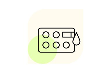 Suluboya boya, vektör, piksel mükemmel, illüstratör dosyası