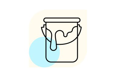 Lateks Boyası, vektör, piksel mükemmel, illüstratör dosyası