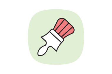 Düz Fırça, vektör, piksel mükemmel, illüstratör dosyası