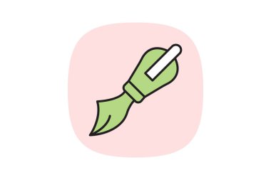 Filbert Fırça, vektör, piksel mükemmel, illüstratör dosyası