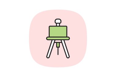 Stüdyo Easel, vektör, piksel mükemmel, illüstratör dosyası