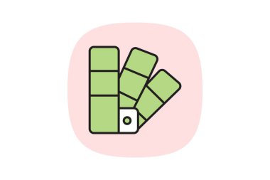 Renk İzi, vektör, piksel mükemmel, illüstratör dosyası