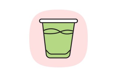 Su kabı, vektör, piksel mükemmel, illüstratör dosyası