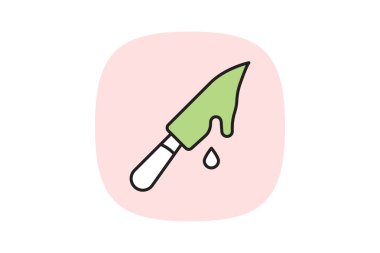 Resim Bıçağı, vektör, piksel mükemmel, illüstratör dosyası