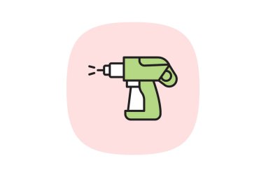 Elektrik Boyası Spreyi, vektör, piksel mükemmel, illüstratör dosyası