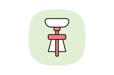 Sanatçı Taburesi, vektör, piksel mükemmel, illüstratör dosyası