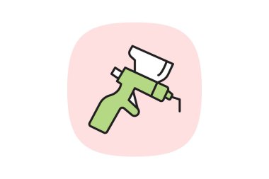 Nozülü boya, vektör, piksel mükemmel, illüstratör dosyası