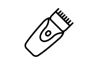 Saç kırpıcı, vektör, piksel mükemmel, illüstratör dosyası