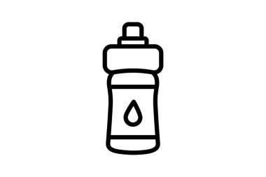 Su şişesi, vektör, piksel mükemmel, illüstratör dosyası