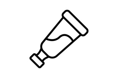 Saç Rengi Tüpü, vektör, piksel mükemmel, illüstratör dosyası