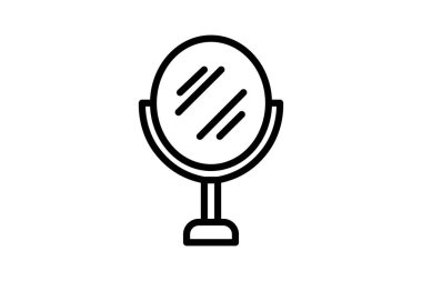 Vanity Mirror, vektör, piksel mükemmel, illüstratör dosyası