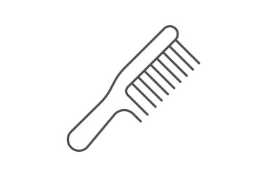 Geniş Diş Tarak, vektör, piksel mükemmel, illüstratör dosyası