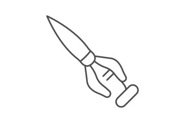 Çivi Sanatı Fırçası, vektör, piksel mükemmel, illüstratör dosyası