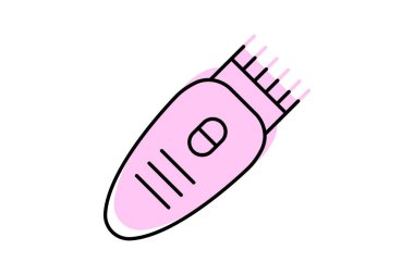 Saç kesicisi, vektör, piksel mükemmel, illüstratör dosyası