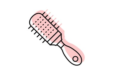 Saç fırçası, vektör, piksel mükemmel, illüstratör dosyası