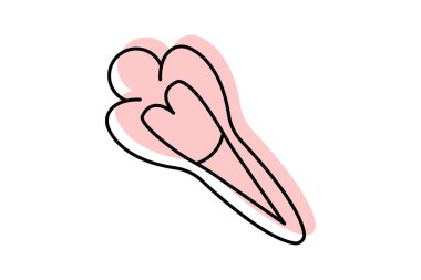 Saç tokası, vektör, piksel mükemmel, illüstratör dosyası