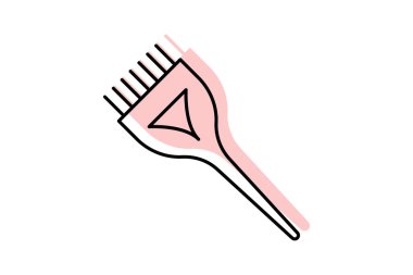 Saç fırçası, vektör, piksel mükemmel, illüstratör dosyası