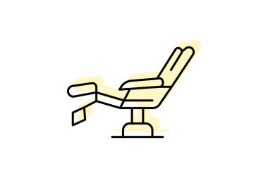 Pedikür Koltuğu, vektör, piksel mükemmel, illüstratör dosyası