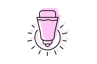 Uv lambası, vektör, piksel mükemmel, illüstratör dosyası