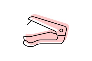 Tırnak kırpıcı, vektör, piksel mükemmel, illüstratör dosyası