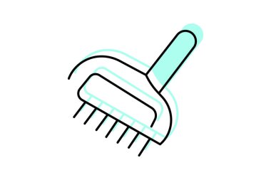 Tırnak fırçası, vektör, piksel mükemmel, illüstratör dosyası