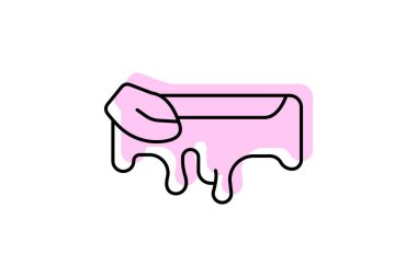 Ağda şeridi, vektör, piksel mükemmel, illüstratör dosyası