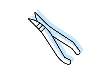 Cımbız, vektör, piksel mükemmel, illüstratör dosyası