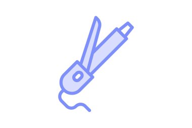 Saç maşası, vektör, piksel mükemmel, çizer dosyası