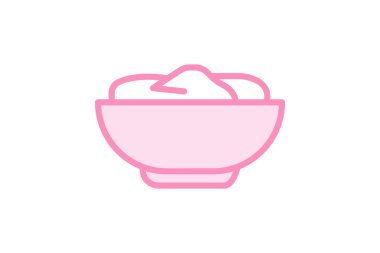 Saç rengi kasesi, vektör, piksel mükemmel, illüstratör dosyası