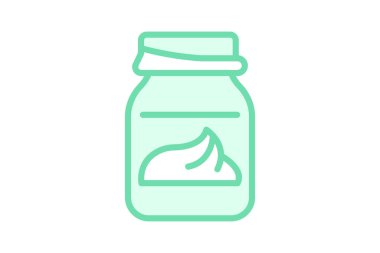 Saç tedavisi kavanozu, vektör, piksel mükemmel, illüstratör dosyası