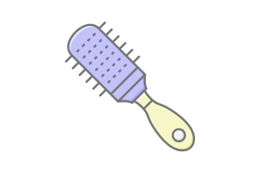 Saç fırçası, vektör, piksel mükemmel, illüstratör dosyası