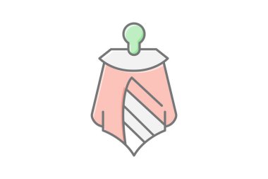 Berber Burnu, vektör, piksel mükemmel, illüstratör dosyası