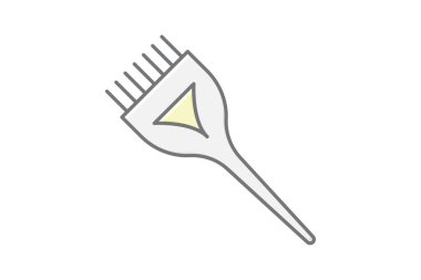 Saç fırçası, vektör, piksel mükemmel, illüstratör dosyası