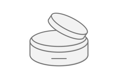 Pomade Jar, vektör, piksel mükemmel, illüstratör dosyası