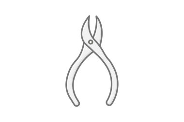 Cuticle Nipper, vektör, piksel mükemmel, illüstratör dosyası